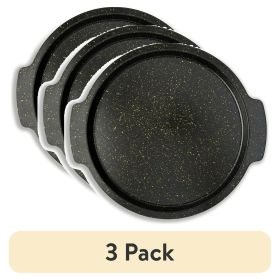 (3 pack) Thyme & Table 14" Non-Stick Pizza Pan - Black (3 pack) Thyme & Table 14" Non-Stick Pizza Pan - Black